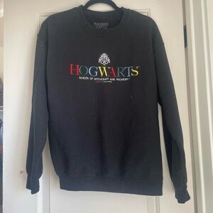 Hogwarts Black Crewneck Sweater